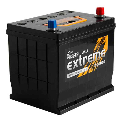 Аккумулятор автомобильный Extreme 600Ah 600A 12V EXT 6CT-65(0)ASIAEFB «+» справа (EXT 6CT-65(0)ASIAEFB)