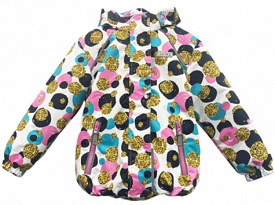 Куртка детская для девочек JOIKS р.134 белый G-25 