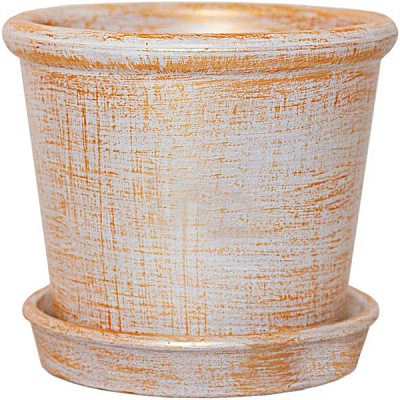 Горшок цветочный Надинкерамикс Ирис 0.25 л бежевый