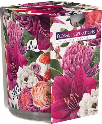 Свеча ароматическая sn72S/30 Цветочное вдохновение Bispol