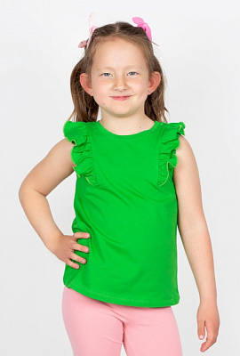 Майка для девочек Roksana CACTI р.92-98 зеленый №0083/16087 