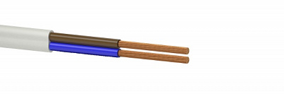 Кабель силовий багатожильний Одескабель H03VVH2-F (ШВВП) HausMark 2 х 0,5 мідь