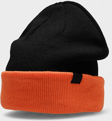 Шапка 4F D4Z21-CAM213-70N р.M черно-оранжевый