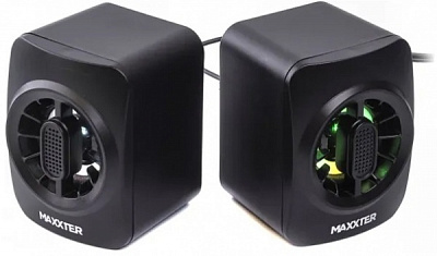 Акустика Maxxter CSP-U005RGB 2.0 black 
