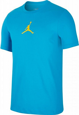Футболка Nike M J JUMPMAN DFCT SS CREW BQ6740-446 XL голубой