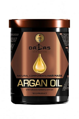 Маска для волосся Dalas з натуральним екстрактом журавлини та аргановою олією 1000 мл