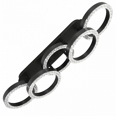 Люстра потолочная NEW ARTIER Christy-R BK 75 Вт черный