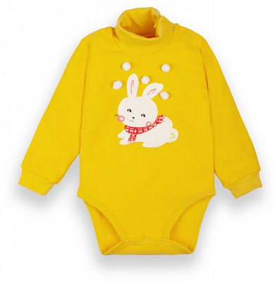 Боді для дівчаток Габбі Зайка-бум р.92 жовтий BD-20-24