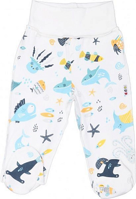 Ползунки ТМ Софія Atlantic р.62 молочныйс рисунком 212162 