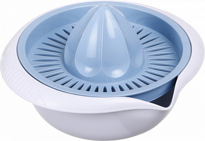 Пресс для цитрусовых серый с голубым пластик 920040