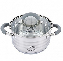 Кастрюля с крышкой Vincent 1,7 л 16 см VC-3179-16