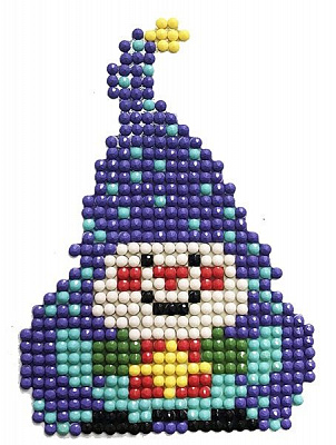 Набір для творчості зі стразами (наліпка) Подаруночок 12x12 см Діамантові ручки