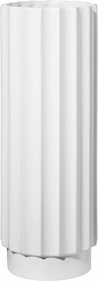 Ваза керамическая белая Art Deco 40x15 см ASA