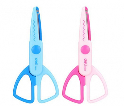 Ножницы Зигзаг Neon 16.3 см в ассортименте ED60000 Deli