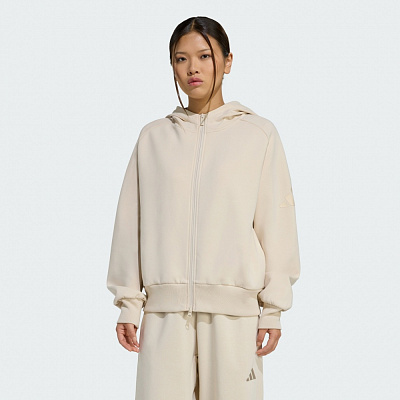 Джемпер Adidas W SL FZ HD CRLI KT0443 р.M бежевый