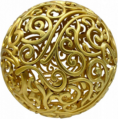 Ялинкова іграшка Шар ажурный 30 см різнокольоровий