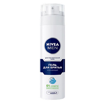 Гель для бритья Nivea MEN Успокаивающий для чувствительной кожи 200 мл