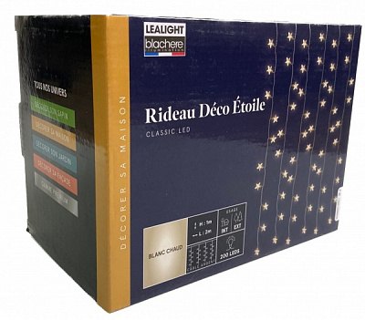 Електрогірлянда-штора Blachere Штора світлодіодна (LED) 200 ламп 2 м