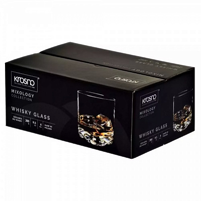 Набор стаканов для виски MIXOLOGY 280 мл 6 шт. Krosno 