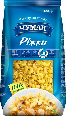 Макароны Чумак 400 г Рожки 