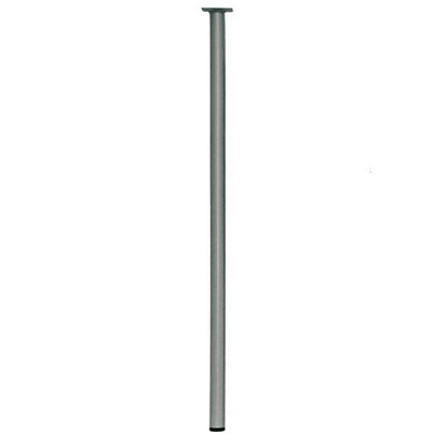 Меблева ніжка Larvij L61R80MS30 d30x800 мм серебристая