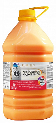Мыло Bioton Хозяйственное жидкое мыло 5000 мл