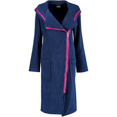 Халат жіночий Cawo New Zipper р. M синій 61160133М