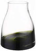 Ваза Wrzesniak Glassworks Яншо 18 см оливкова 