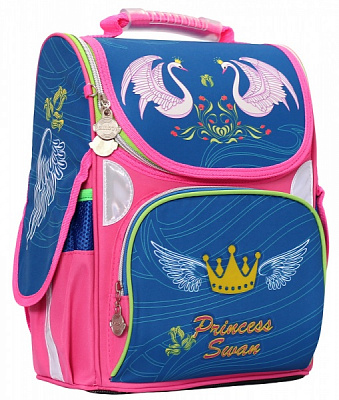 Ранец школьный RAINBOW Swan Princess 34x26x13 см 8-505