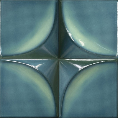 Плитка Cifre Vertex Curve Turquoise 15x15 