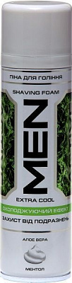 Піна для гоління Men Active Extra Cool з алое вера та ментолом 200 мл