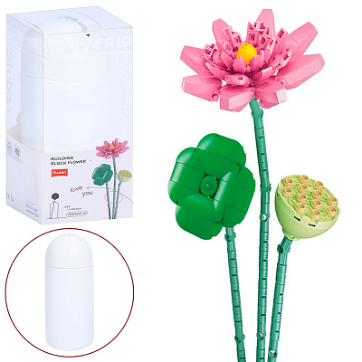 Конструктор Sluban Цветы лотос M38-B1101-06