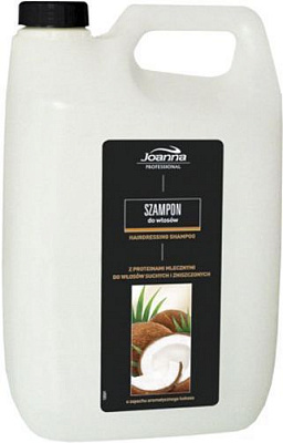 Шампунь Joanna Professional с молочными протеинами для сухих и поврежденных волос с ароматом кокоса 5000 мл