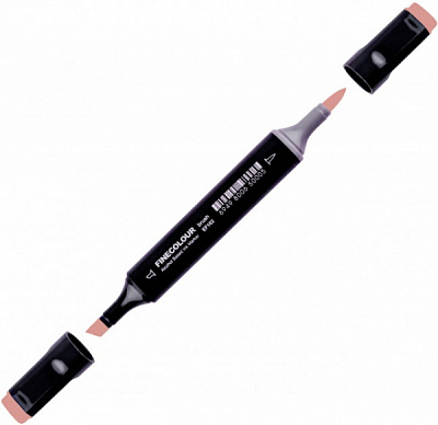 Маркер спиртовий FINECOLOUR EF102-130 коричнево-рожевий