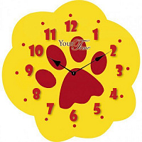 Часы настенные Лапа детские МДФ 28x4,5x28 см 05-223
