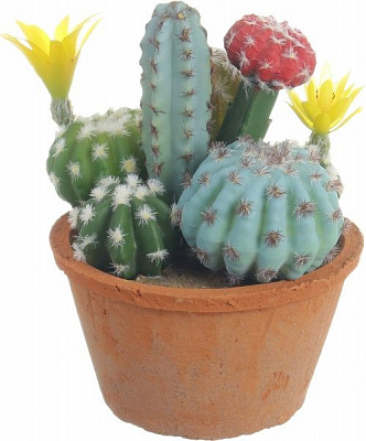 Вазон декоративный круглый коричневый (319000150) 