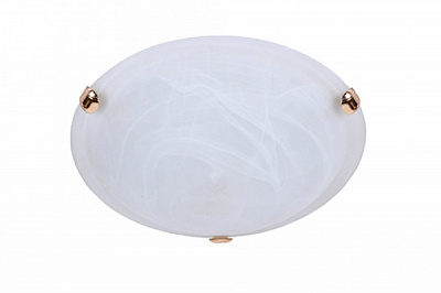 Світильник стельовий NNB Aqua 1x60 Вт E27 білий/золото 53513-2