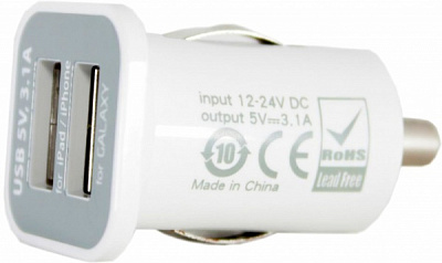 Зарядний пристрій PowerPlant White (DV00DV5036)