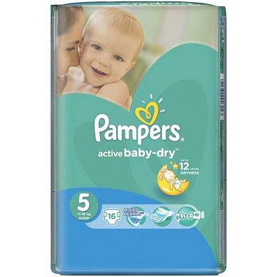 Подгузники Pampers Junior 11-25 кг 16 шт