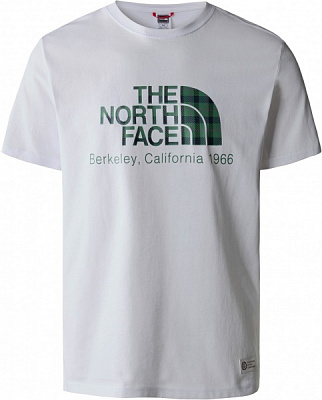 Футболка THE NORTH FACE M BERKELEY CALIFORNIA TEE- IN SCRAP MAT NF0A55GEI9P1 р.XL білий