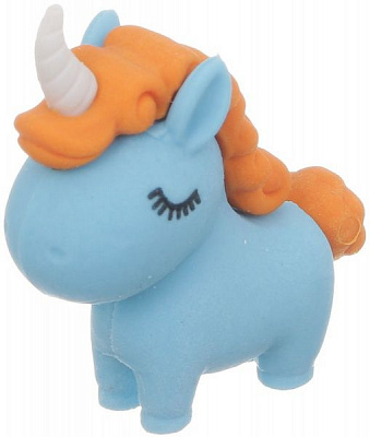 Ластик Единорог голубой