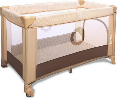 Манеж-ліжко Lionelo Stefi beige chocolate LO.SF06