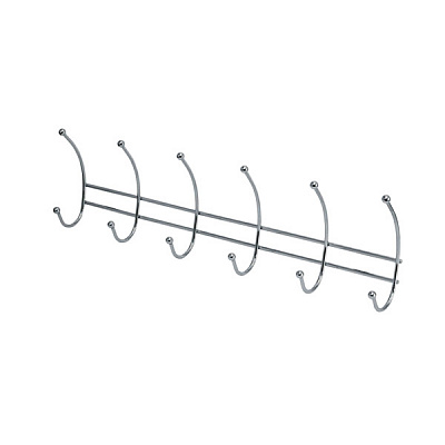 Вешалка  Arino гардеробная W4064A 6 крючков хром