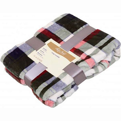 Плед La Nuit Flannel check green 150x200 см