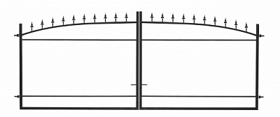 Каркас воріт Практик-2 4000х1900 мм