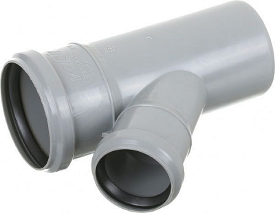 Трійник редукційний Valsir O75/50 HTEA 45°, 510019