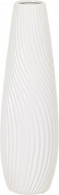 Ваза Вершина 13х41 см белая