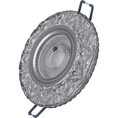 Светильник точечный Hopfen с подсветкой MR16 3 Вт GU5.3 4500 К прозрачный/хром CR 0616 LED 3W 