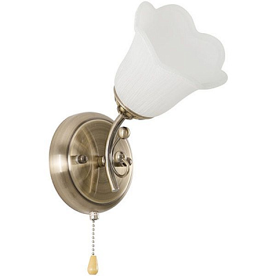Бра Accento Lighting Ravenna ALHu-HKW31238A/1 античная латунь