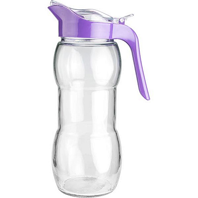 Глечик Lisa 1,5 л з фіолетовою кришкою Everglass